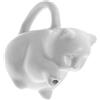 Alipis lattiera in ceramica brocca di latte di mucca brocca per latte e caffè tazzine espresso italiano cucine caffe tazza per schiumare il caffè barattolo di latte in ceramica bianca