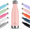 Mont-Clair H2O Borraccia Termica 750ML in Acciaio Inox, Borracce Termiche - 12h di Bevanda Calda e 24h di Bevanda Fredda - Senza BPA, Bottiglia Acqua, Borraccia 750ML Mellow Rose