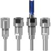 Aramox Asta di Prolunga per Pinza per Fresa, Gambo in Acciaio Al Carbonio, Asta di Prolunga per Punta per Fresa da 6 Mm a 6 Mm, Bloccaggio Stabile Ad Alta Precisione, Avvio Lento per Macchina per (C)