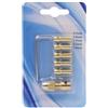 Nexbrill Adattatore per pinza in ottone, 7 pezzi, per mini mandrino, compatibile con punte da 0,5 mm a 3,0 mm, per foratura PCB e piccola scala per uso albero motore (2,35 mm)