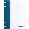 KOKUYO Raccoglitore a fogli sfusi A5 Campus Raccoglitore ad anelli 2x2, blu navy Le - NP134DB