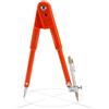QIQN Compasso con ruota di bloccaggio e portapenne, Compasso a regolazione rapida, grande, 450 mm, per lavorazione dei metalli, disegno geometrie, lavorazione del legno, fai da te
