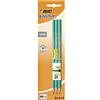 BIC Evolution Original - Set di 5 pezzi per penna, 1 gomma e temperino