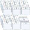 Dadabig 50 Pezzi Custodie per Badge Portabadge di PVC Portatessere per Carta Trasparente Porta Badge Impermeabile da Collo per Fiere Scuole Conferenze, 100 * 85mm