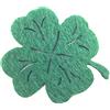 Petra's Bastel News A-KLF4104-67 Decorazioni a Quadrifoglio, 100 x 40 mm, Feltro/Verde