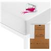 KASANOVA COPRIMATERASSO Piazza 1/2 CM 130 x 200 + 25 IMPER. Dry, Bianco, One Size