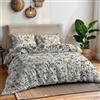 Italian Bed Linen Parure Copripiumino Matrimoniale Aurora - 100% Cotone - Made in Italy - Sacco 250x200 cm + 2 Federe - ZARA