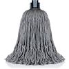 VIGAR Cabezal, 8x8x29 cm, Fregonas Microfibra Lavables para Limpiar Suelos, Cabezales de Repuesto Reutilizables, Fregona Doméstica Mop, Nero, Grigio