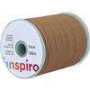 INNSPIRO Cordone cotone cerato sottile pesca 1,5 mm. 100 m.