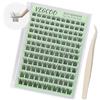 VEGCOO Ciglia Autoadesive, Ciglia Finte Ciuffetti Naturali Pre Glue Cluster Lashes, Kit Extension Ciglia C Curl Mix 8-14 MM con Pinzette Adatto ai Principianti