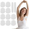 Novocloud Assorbenti Ascellari, 100 Pezzi Sudore Pad Antisudore per Uomo e Donna, Assorbenti per Ascelle Invisibili e Traspiranti, Protezione Contro Macchie di Sudore, Adesivo Forte per Sport e Ufficio