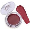 PHOERA Trucco viso guance fard crema opaco fard super miscelabile resistente al sudore pressato fondotinta non grasso tavolozza acquapurity (107 uva)