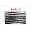 Fadlash Estensione Ciglia Individuali Spessore 0.07mm 30 Root D Curl 14mm Lunghezza Singola 120pcs Ciglia a Grappolo DIY Individuali