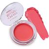 PHOERA Trucco viso guance fard crema opaco fard super miscelabile resistente al sudore pressato fondotinta non grasso tavolozza acquapurity (103 fragola)