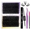 WENDY LASHES Kit Ciuffetti Ciglia Fai Da Te C Curl 0,07mm Mix 12-16mm 60D+80D