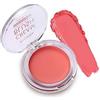 PHOERA Trucco viso guance fard crema opaco fard super miscelabile resistente al sudore pressato fondotinta non grasso tavolozza acquapurity (102 PEACH)