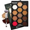 Joyeee Palette viso completa, Fondotinta cotti, Blush rosa, Illuminante oro caldo, Terra abbronzante marrone, Ombretti rossi, Scolpisci e illumina, Grande (12 Colors Concealer Contour Palette))