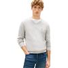 Tommy Hilfiger Maglione da Uomo Essential Cotton con Scollo a V MW0MW42249P01004, Grigio, L
