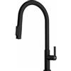 Franke Maris Slim Clear Water - 120.0730.911 Miscelatore da Incasso Cucina a Tre Vie Clear Water Acqua filtrata con Doccia Estraibile e Canna girevole finitura Black matt - Nero opaco
