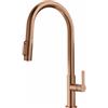 Franke Maris Slim Clear Water - 120.0736.602 Miscelatore da Incasso Cucina a Tre Vie Clear Water Acqua filtrata con Doccia Estraibile e Canna girevole finitura Copper