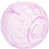 HINTRMENT Palla per Criceti Mini, Giocattolo da Corsa Rotante in Abs, Pratica e Facile da Pulire, per Piccoli Animali, Accessorio per Gabbia Rosa