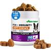 ZTSMSWY Cane allergia sollievo, prurito pelle del cane sollievo chews, allergia sollievo immunitario Chews, fermare il prurito eccessivo