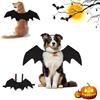 Huifengjie Halloween Cane Gatto per Animale, Cane Gatto Ali per Animali Domestici,Con 2 Zucca Bells, Halloween Ali Di Pipistrello Da Compagnia, per la decorazione di cani di grandi dimensioni- Taglia L