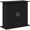 vidaXL Supporto per Acquario 81x36x73 cm Legno Multistrato Rovere Nero, Mobile per Acquario, unità per Acquario, mensola per Acquario