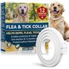 Mallbaola Collare Antiparassitario per Cani, Protezione Efficace Collare Antipulci Cane, 100%Naturale, Impermeabile, Regolabile, Collari Antiparassitari per Cani per Piccoli, Medi e Grandi a Tutte le Razze 65cm
