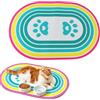 youfengamz Tappetino Ciotola Cane, Assorbente Ciotola per Gatti, Assorbente Tappetino Sottociotola per Cani, Sottociotola per Cani Antiscivolo Terra di Diatomee, Adatto per Ciotole e Abbeveratoi (60×40 cm)