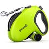 Pecute Guinzaglio Retrattile per Cani 10M (Fino a 30 kg), Guinzaglio per Cane con Guinzaglio Esteso Senza Grovigli a 360°, Impugnatura Antiscivolo e Pulsante di Freno Rapido
