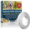 Halldeli Collare Antiparassitario per Cani 65 cm - per Cani di Tutte Le Taglie - Protezione Naturale Contro Pulci, Zecche e Insetti - Impermeabile, Regolabile - Protezione Fino a 12 Mesi，W