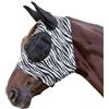 WALDHAUSEN Maschera antimosche Puck Zebra, nero/bianco, pony
