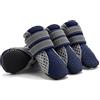 Zunea Stivali Estivi Antiscivolo per Cani Piccola Taglia Cuccioli Protezione per Zampe Scarpine Riflettenti Traspirante Morbida Maglia Resistente per le Calde Stagioni Pavimentazione Blu Mini S