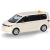 Herpa modellino auto VW Multivan Taxi, miniatura in scala 1:87, pezzo da collezione, Made in Germany, modello in plastica