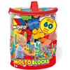 M MOLTO Molto - Building Blocks, Borsa con 60 Pezzi (6205)