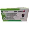 LEXMARK 802HME 80C2HME MAGENTA TONER - 3000 PAGINE PER CX-410DE