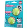 Aimé Anime giocattolo per gatti, palline fosforescenti X2, giocattoli luminosi, giocattoli interattivi per gatti