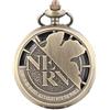 Gooyeh Anime Periferica Orologio da tasca Ayanami Rei/Asuka Langley Soryu/Mari Makinami Orologio meccanico illustrato con coperchio Orologio da tasca romano