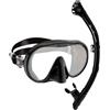 CRESSI MUSA+SCILLA SET NERO Maschera + Snorkel