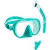 CRESSI COMBO MUSA+SCILLA VERDE ACQUA Maschera + Snorkel
