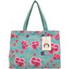 Fritzi aus Preussen Fritzi x Frida Kahlo Easy 01 Canvas Limited borsa shopper donna canvas borsa a spalla capiente con cerniera quotidiano 34 x 46,5 x 23 cm - Beige, Blu, Azzurro, Rosso, Viola, Tortora, Verde, Corallo