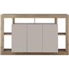 Web Convenienza Madia con 3 Ante - Made in Italy - Credenza Contenitore Collezione Rimini per Soggiorno, Cucina, Ingresso e Sala da Pranzo Mobile Design moderno, originale e spazioso Mercure/Cashmere