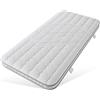 Arhatreya Materasso a molle insacchettate a 7 zone, 90 x 200 cm, H3, 10 cm, materasso ibrido con schiuma fredda, ortopedico, ergonomico arrotolabile, per letto pieghevole, divano letto e camper