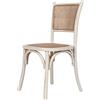 Biscottini Sedie sala da pranzo in legno massello e rattan - Sedia cucina e soggiorno in rattan - Sedie da esterno e interno per eventi - Sedia impagliata rustica - Thonet vintage
