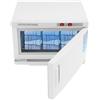 Sengfwin Scaldasalviette Scaldasalviette Comprime Asciugamani Asciugamani Caldo Cabinet Sterilizzatore Luce UV 25 L, Radiazioni elettromagnetiche+Riscaldamento, Spa E Bagno (Bianco)
