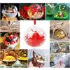 SFERA Pallina Trasparente da Riempire o Decorare Apribile per Albero Natale,Addobbi per Matrimonio, Battesimo(Set Assortito 5 pz da 8 cm + 4 pz da 10 cm + 3 pz da 12 cm)