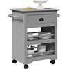Generico Carrello da Cucina BODO Grigio 67,5x45x80 cm,Grigio,17.25kg,4016880