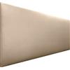 DHOME Testiera Imbottita Liscia in Similpelle Altezza 70CM Spessore 4cm e 8cm per Parete Acustica Testate Letto Pannello Fonoassorbente Camera da Letto (Similpelle Champagne, 160cm, Spessore 4cm)