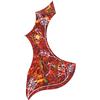 YEJBBUC Battipenna per chitarra acustica mancini con piastra antigraffio rossa